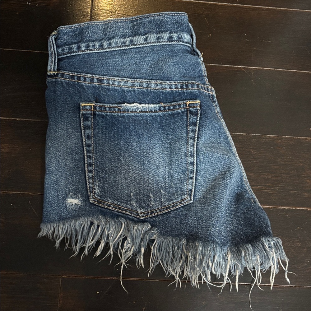 We The Free Distressed Denim Shorts - Picture 4 of 8